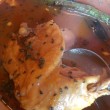 スープカレーの鶏肉でかい