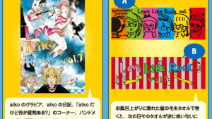 パンフレットとタオル