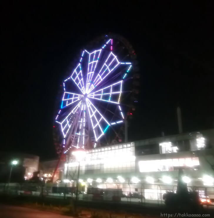 Zepp東京近くの観覧車