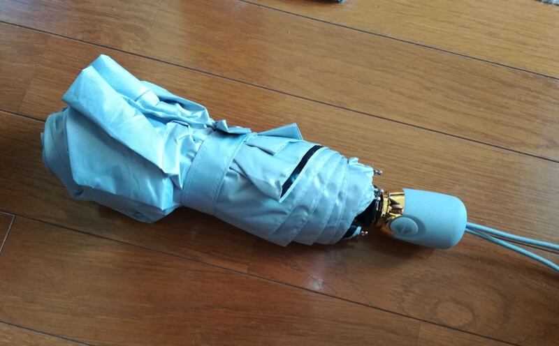 折りたたんだところ