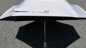 日傘による日陰