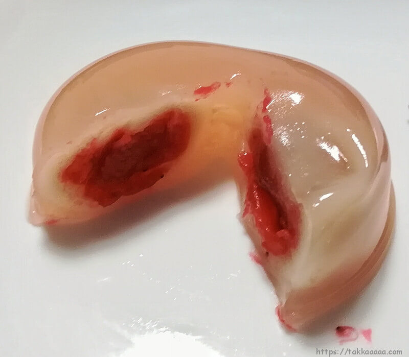 彩苺の断面