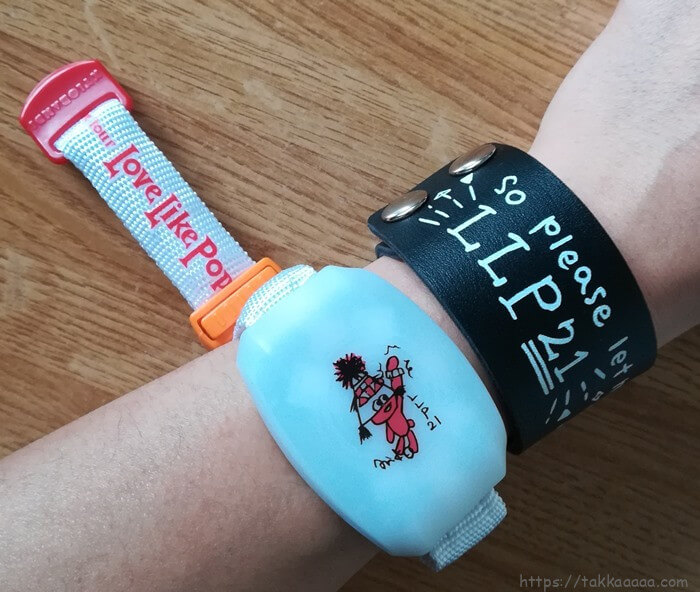 LLP21のリストバンドを着けてみた