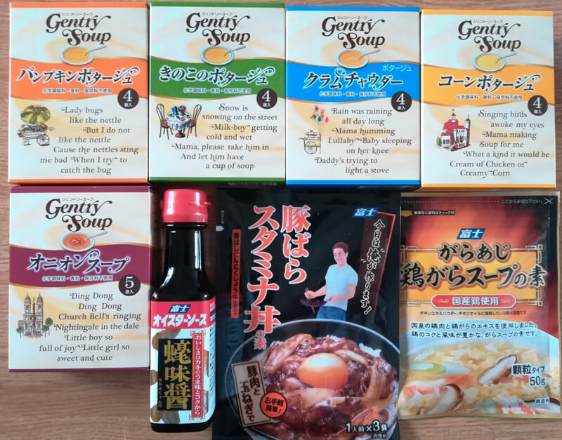 粉末スープやオイスターソース