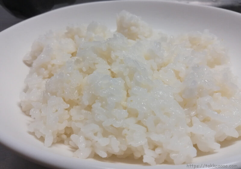 お米炊いてみた