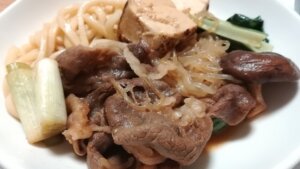 すき焼きを拡大