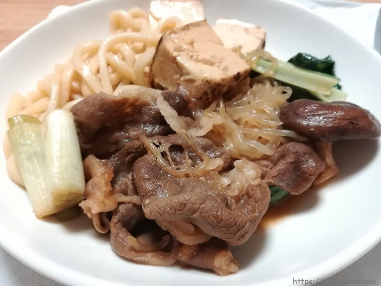 すき焼きを拡大