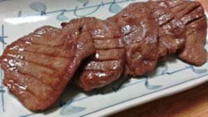 牛タン焼いてみた。美味しい
