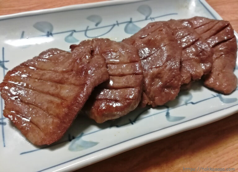 牛タン焼いてみた。美味しい