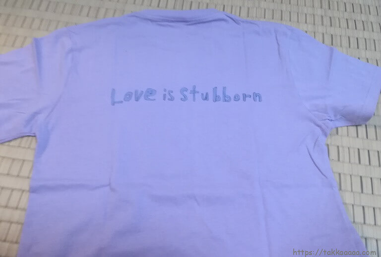 別枠ちゃん2Tシャツ裏